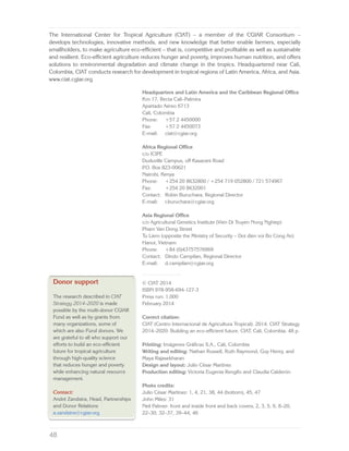 CIAT Strategy 2014–2020 