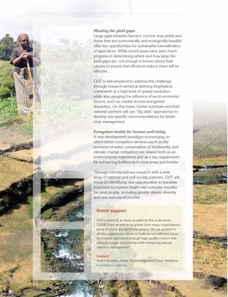 CIAT Strategy 2014–2020 A Synthesis