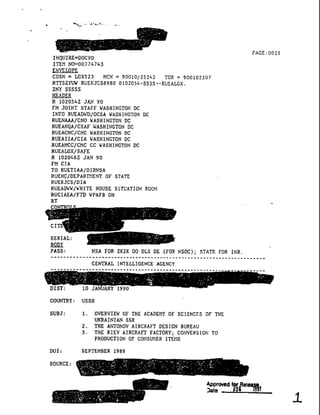 Cia ufo document 10 jan 1990