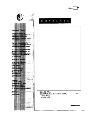 Cia ufo study 1947 to 1990