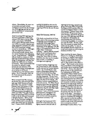 Cia ufo study 1947 to 1990
