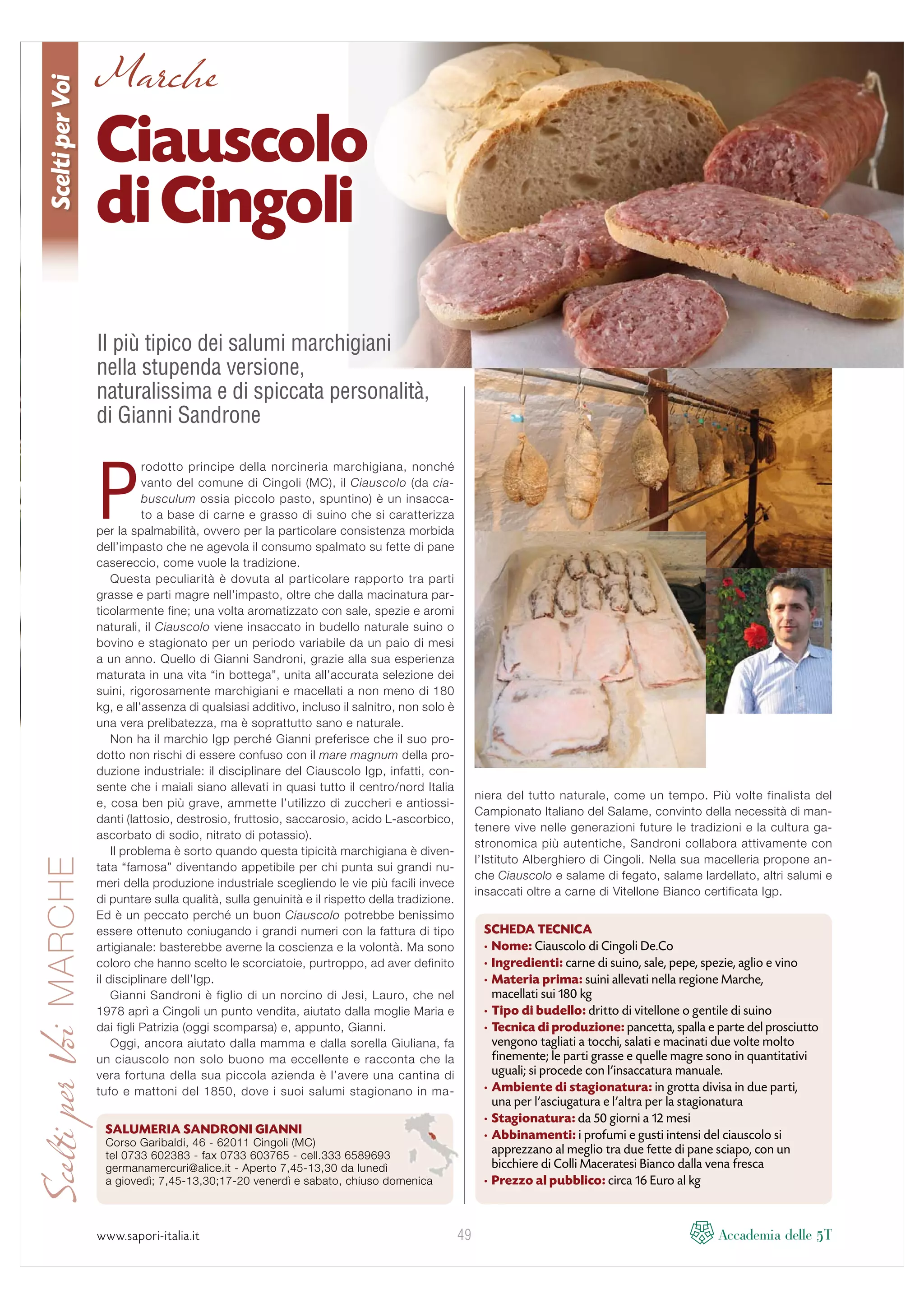 Non Solo Eventi Marche - IL CIAUSCOLO MARCHIGIANO L'UNICO SALAME SPALMABILE - Foto 9