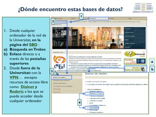 Guías temáticas de recursos
Entrando en Información y
documentación, encontrarás una
interesante selección de recursos
 
