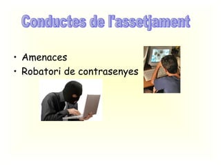 Amenaces Robatori de contrasenyes   Conductes de l'assetjament 