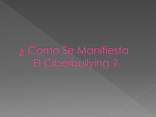 Ciberbullying