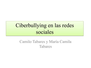 Ciberbullying en las redes sociales (1)