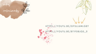 videos
reelacionados
H T T P S : / / Y O U T U . B E / G F S U J 6 W L G 8 Y
H T T P S : / / Y O U T U . B E / B T 1 F D B J Q S _ 0
 