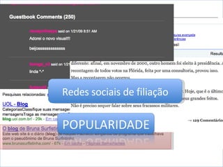 Redes sociais de filiação 