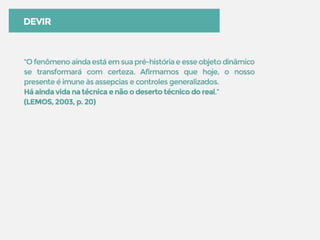 Cibercultura - Pontos para compreender nossa época