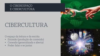 Ciberespaco e cibercultura | PDF