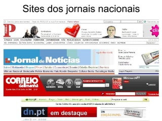 Sites dos jornais nacionais 