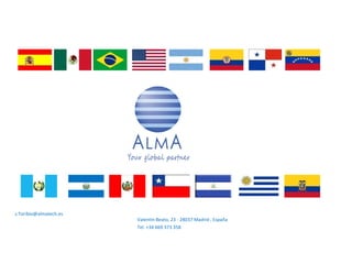 s.Toribio@almatech.es
Valentín Beato, 23 - 28037 Madrid , España
Tel. +34 669 373 358
 
