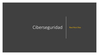 Ciberseguridad Raul Ruiz Diaz
 