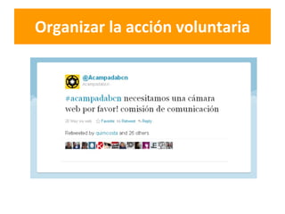 Organizar la acción voluntaria 