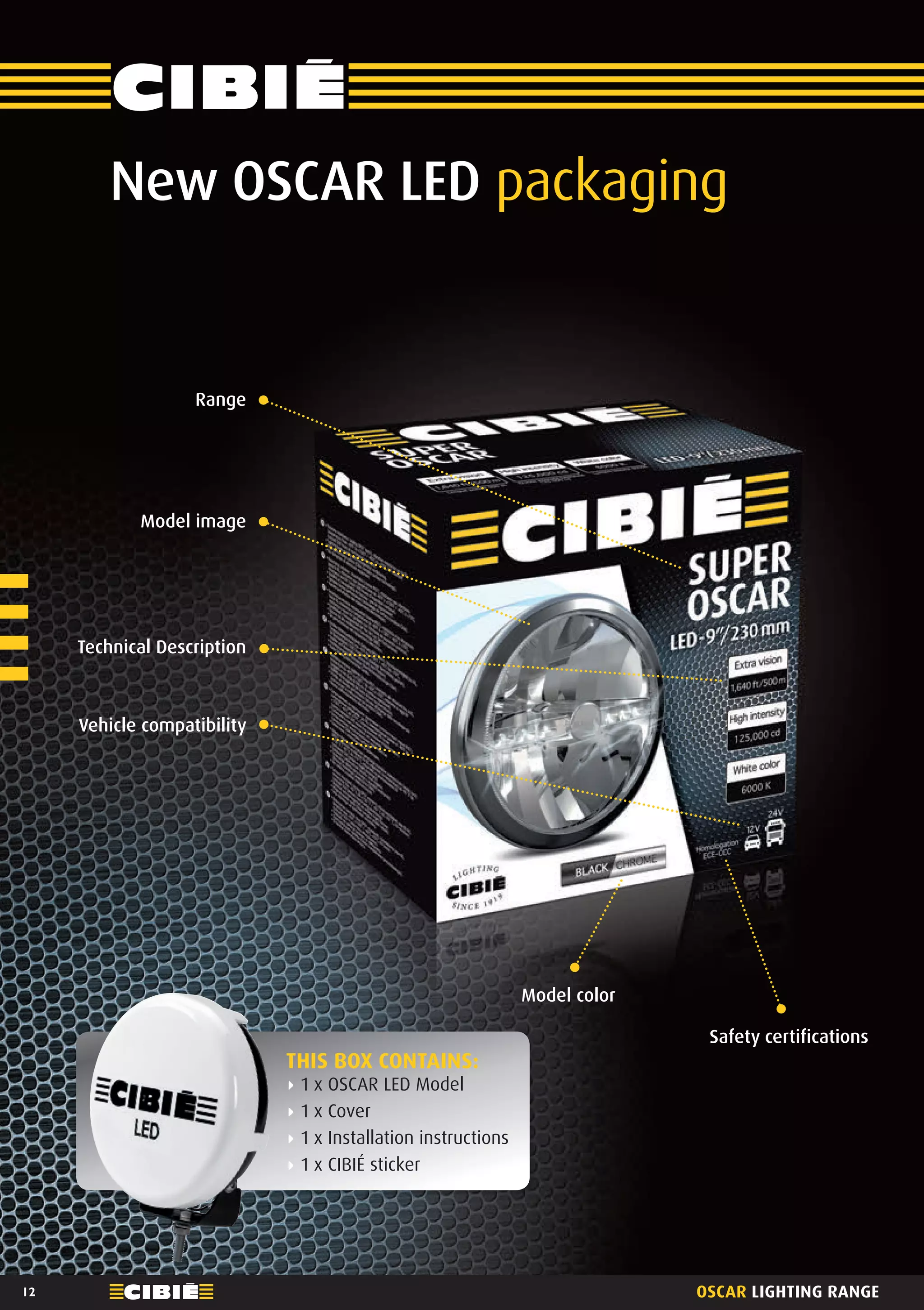 Cibié OSCAR additional headlight range 2014 968317 English catalogue PDF