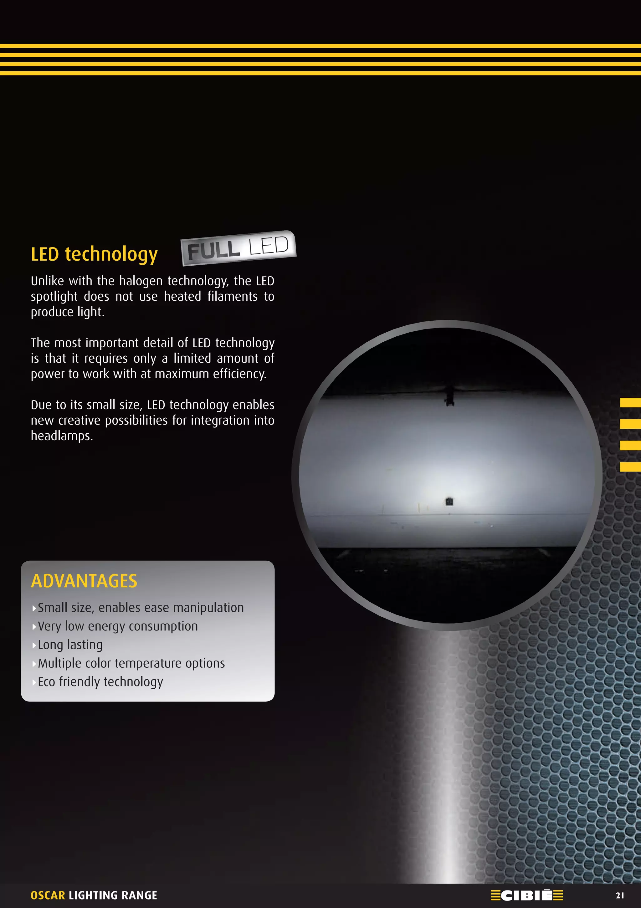 Cibié OSCAR additional headlight range 2014 968317 English catalogue PDF