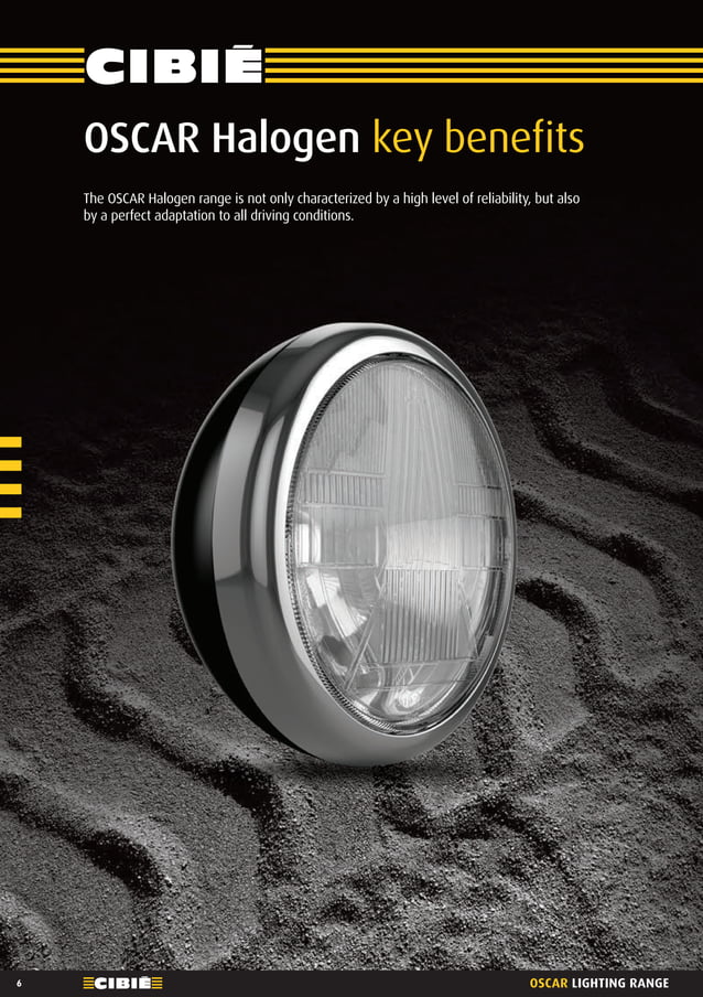 Cibié OSCAR additional headlight range 2014 968317 English catalogue PDF