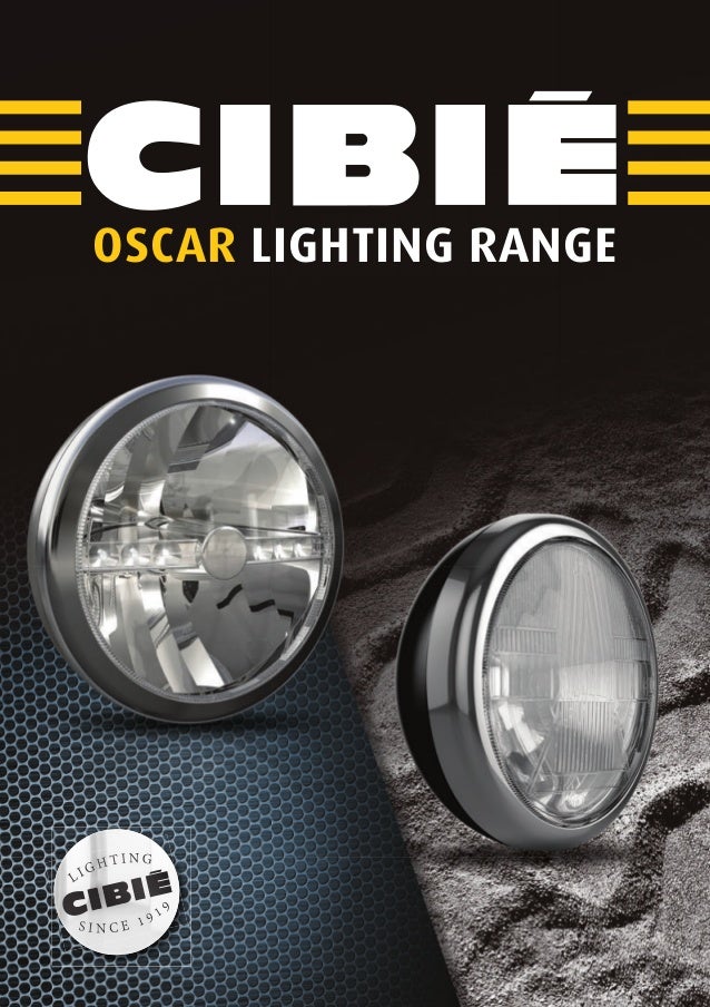 Cibié OSCAR additional headlight range 2014 968317 English catalogue
