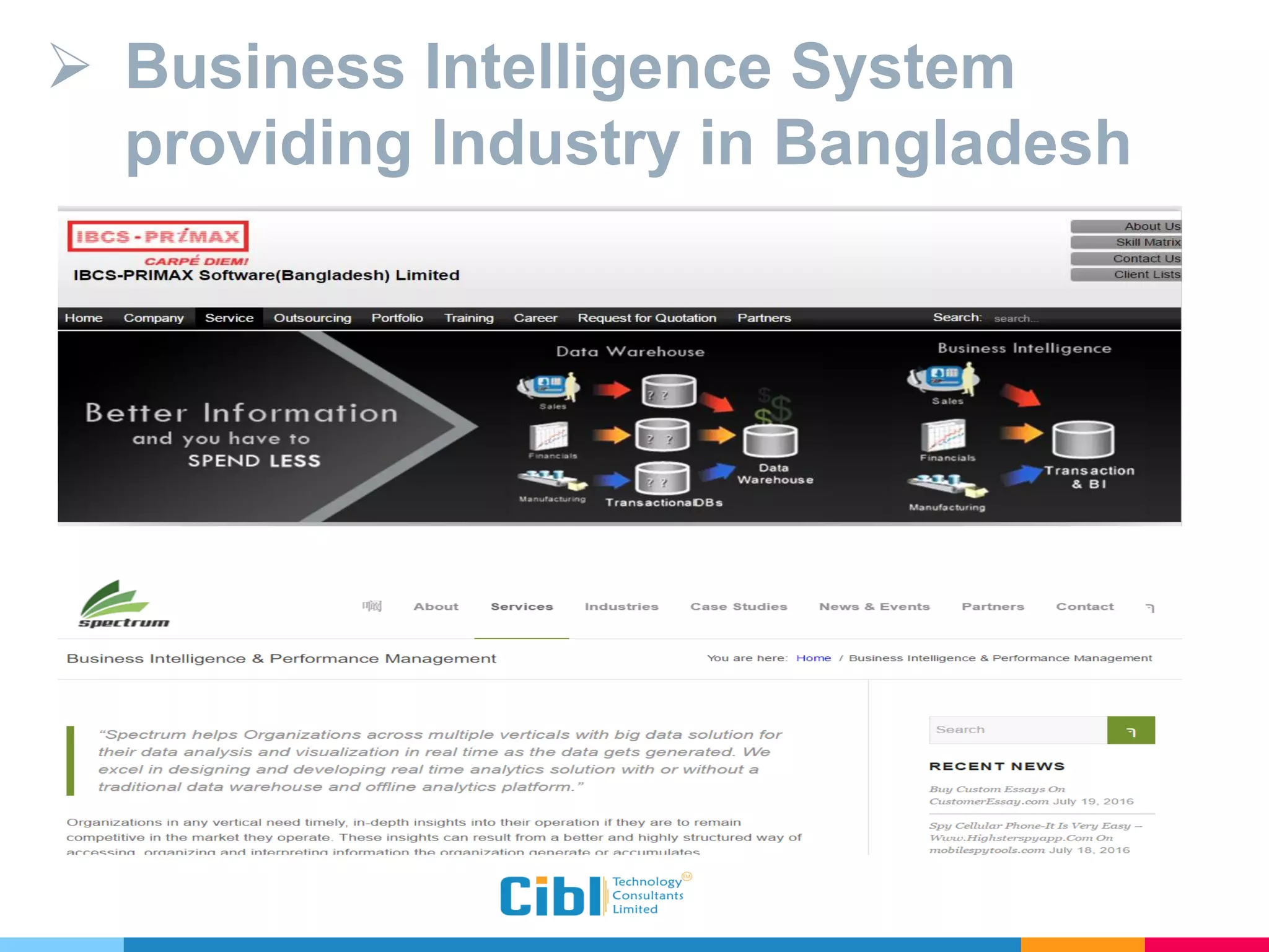 Business intelligence and multidimensional database ppt