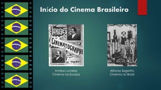 Início do Cinema Brasileiro 
Irmãos Lumière 
Cinema na Europa 
Alfonso Segretto 
Cinema no Brasil 
 