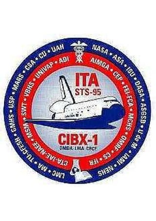 Cibx 1 commercial instrumentation technology associates biomedical experiments - sts-95 patch ita inc - portuguese microgravity experiments from cep & aimga - october 1998