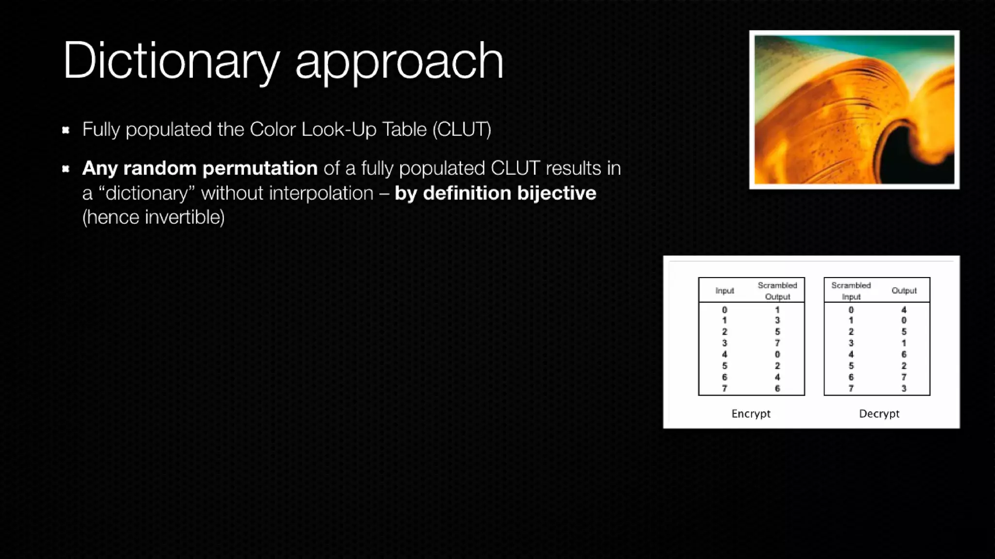 Color Scrambling for Secure Digital Content Distribution