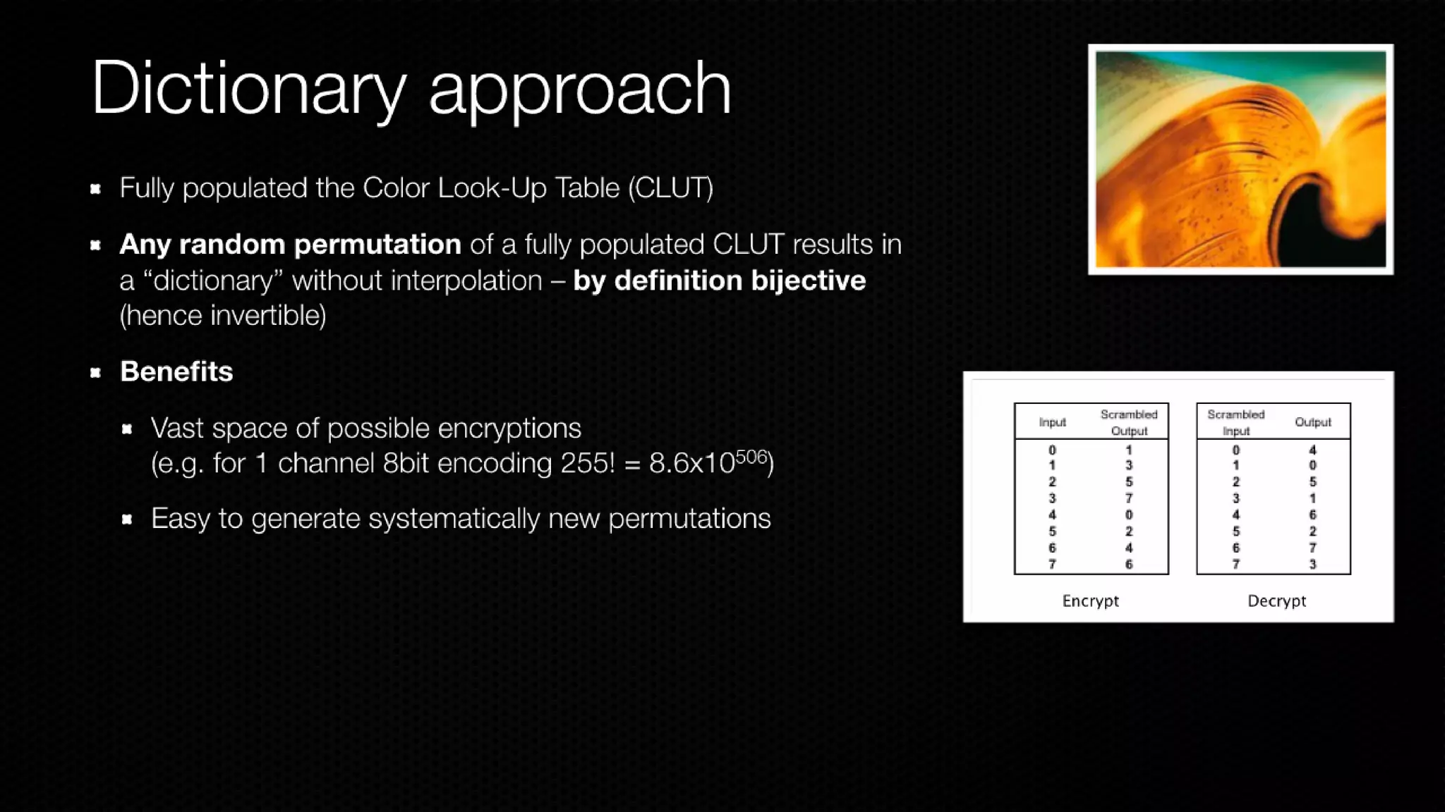 Color Scrambling for Secure Digital Content Distribution