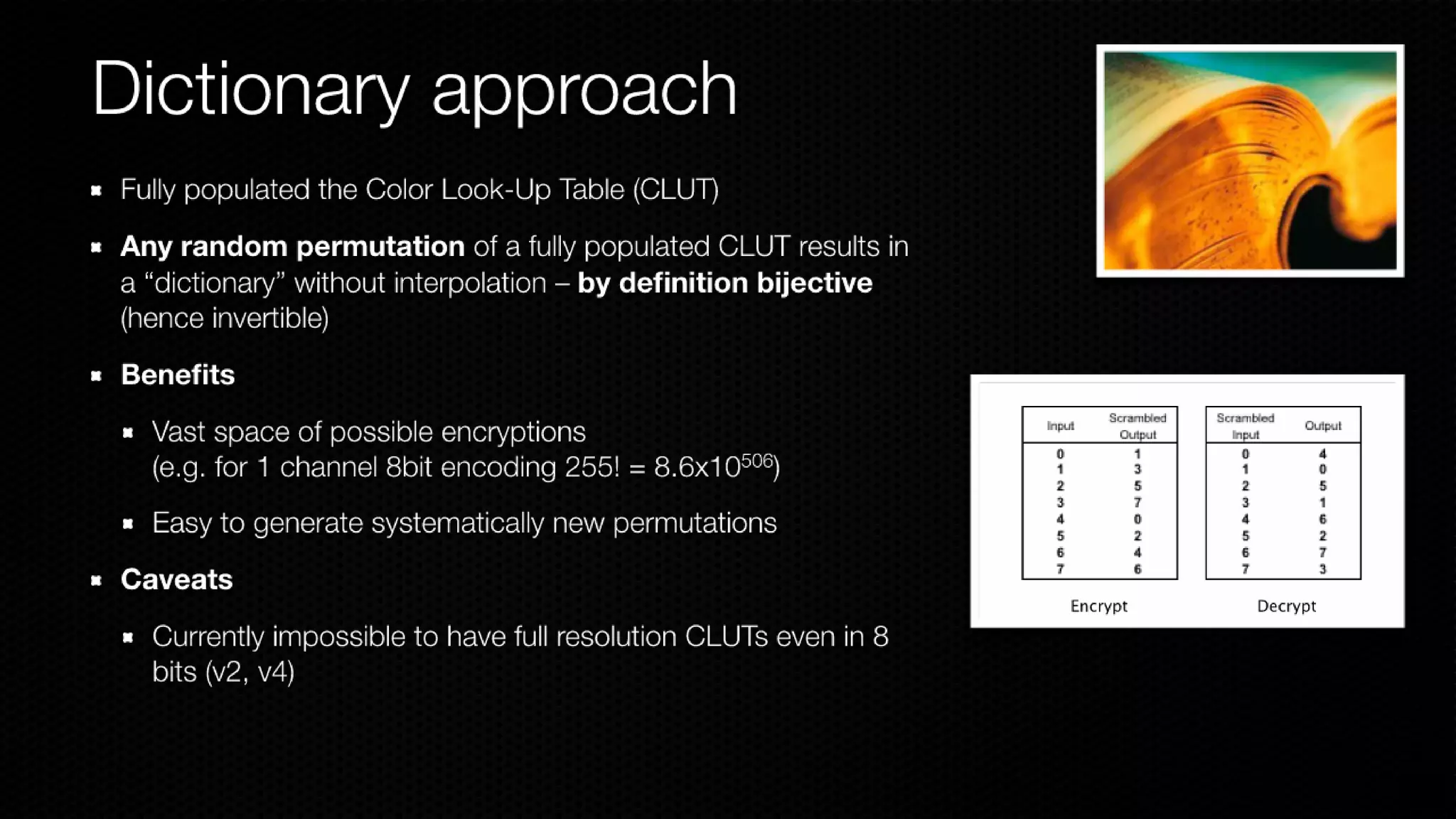 Color Scrambling for Secure Digital Content Distribution