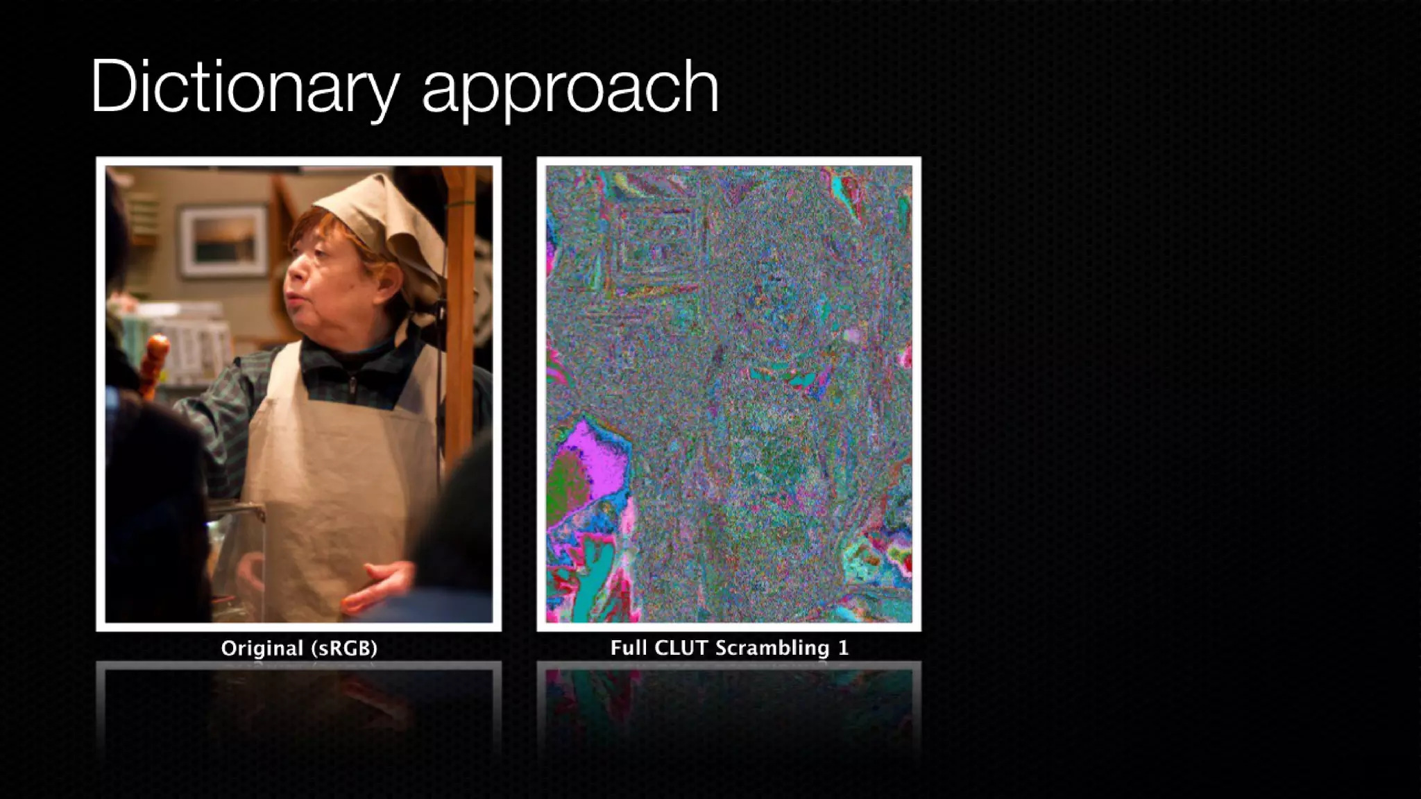 Color Scrambling for Secure Digital Content Distribution