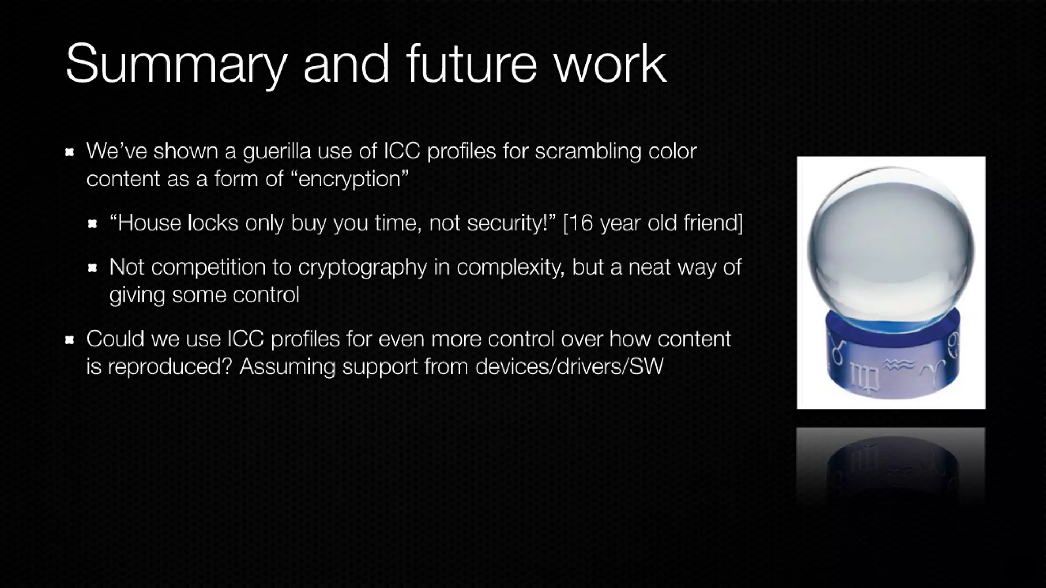 Color Scrambling for Secure Digital Content Distribution