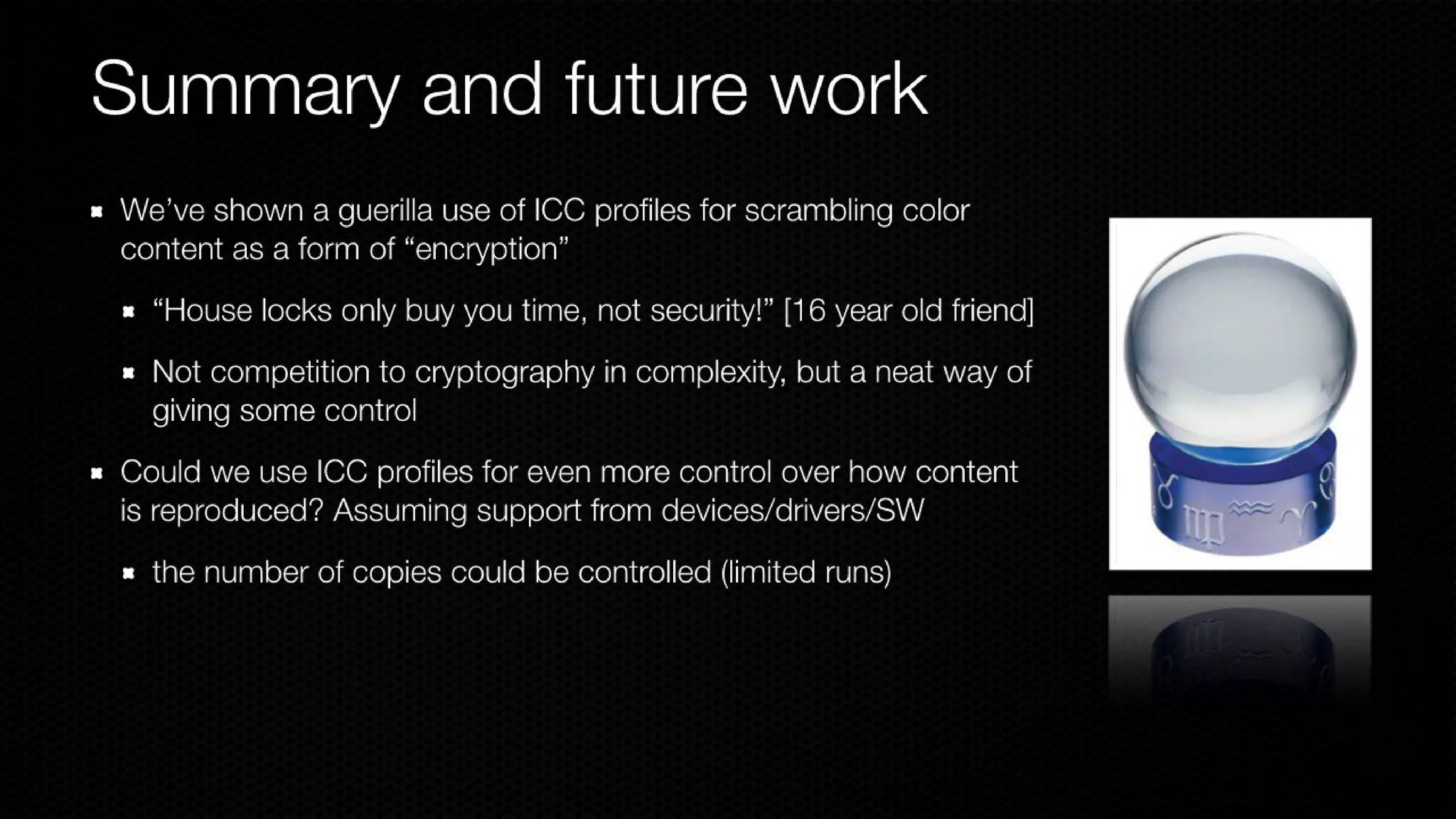 Color Scrambling for Secure Digital Content Distribution