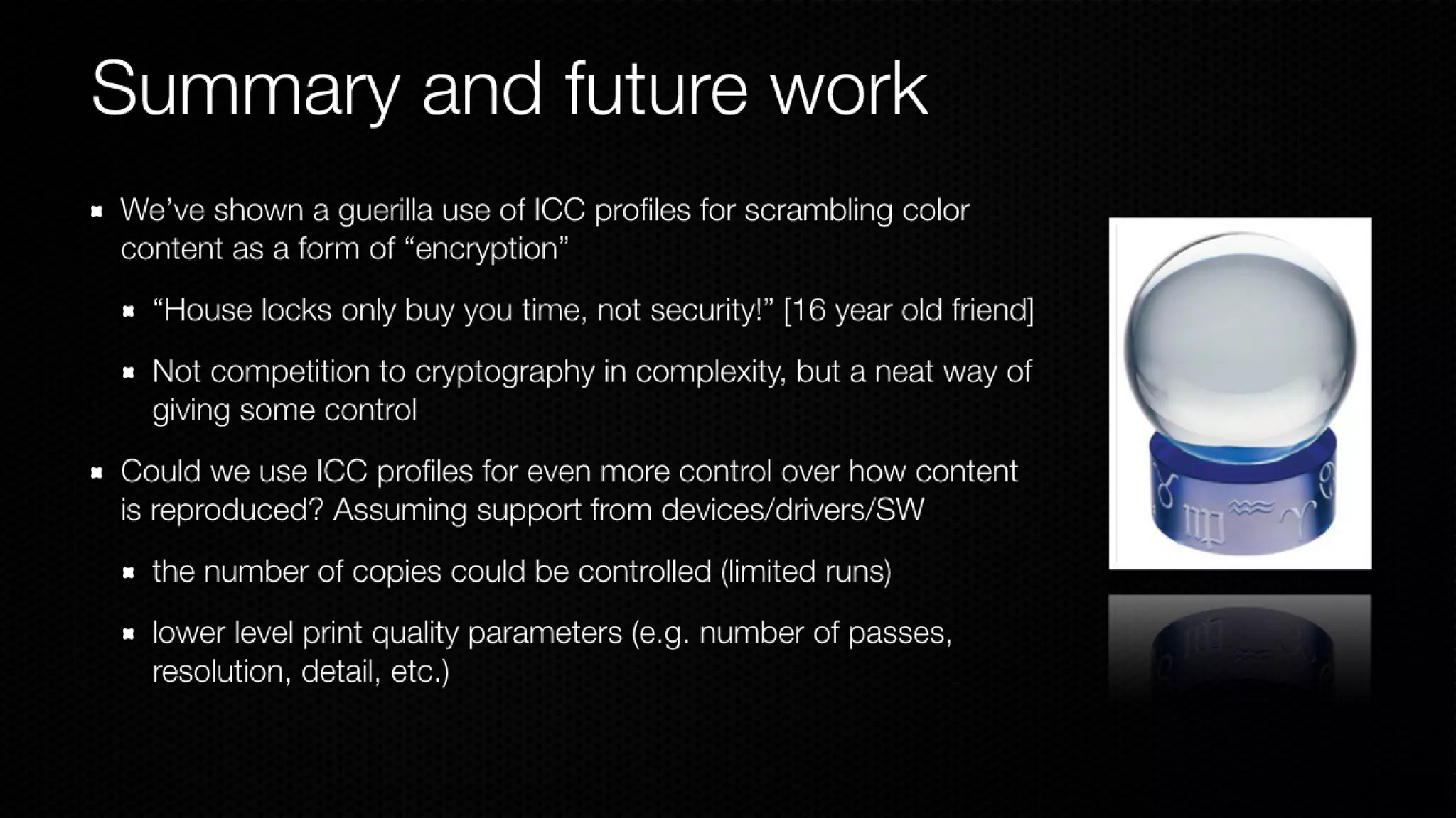 Color Scrambling for Secure Digital Content Distribution