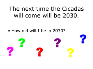 Cicadas are Coming! - a social story | PPT