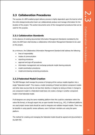CIC Building Information Modelling Standards Draft 6.2 | PDF