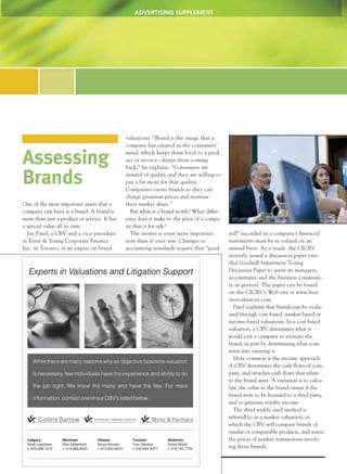 Canadian Institute of Chartered Business Valuators | PDF