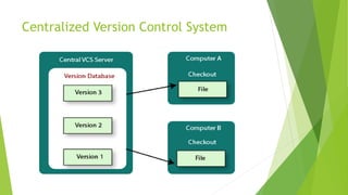 Centralized Version Control System
 