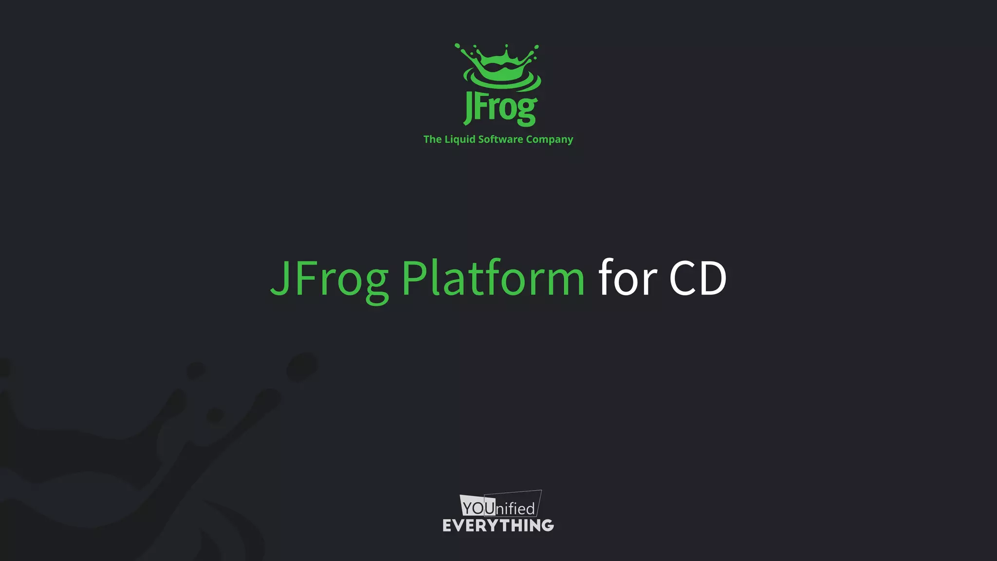 JFrog Platform for CD