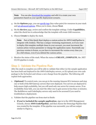 CI/CD Pipeline using AWS cloud | PDF