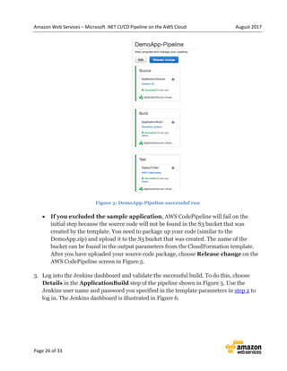CI/CD Pipeline using AWS cloud | PDF