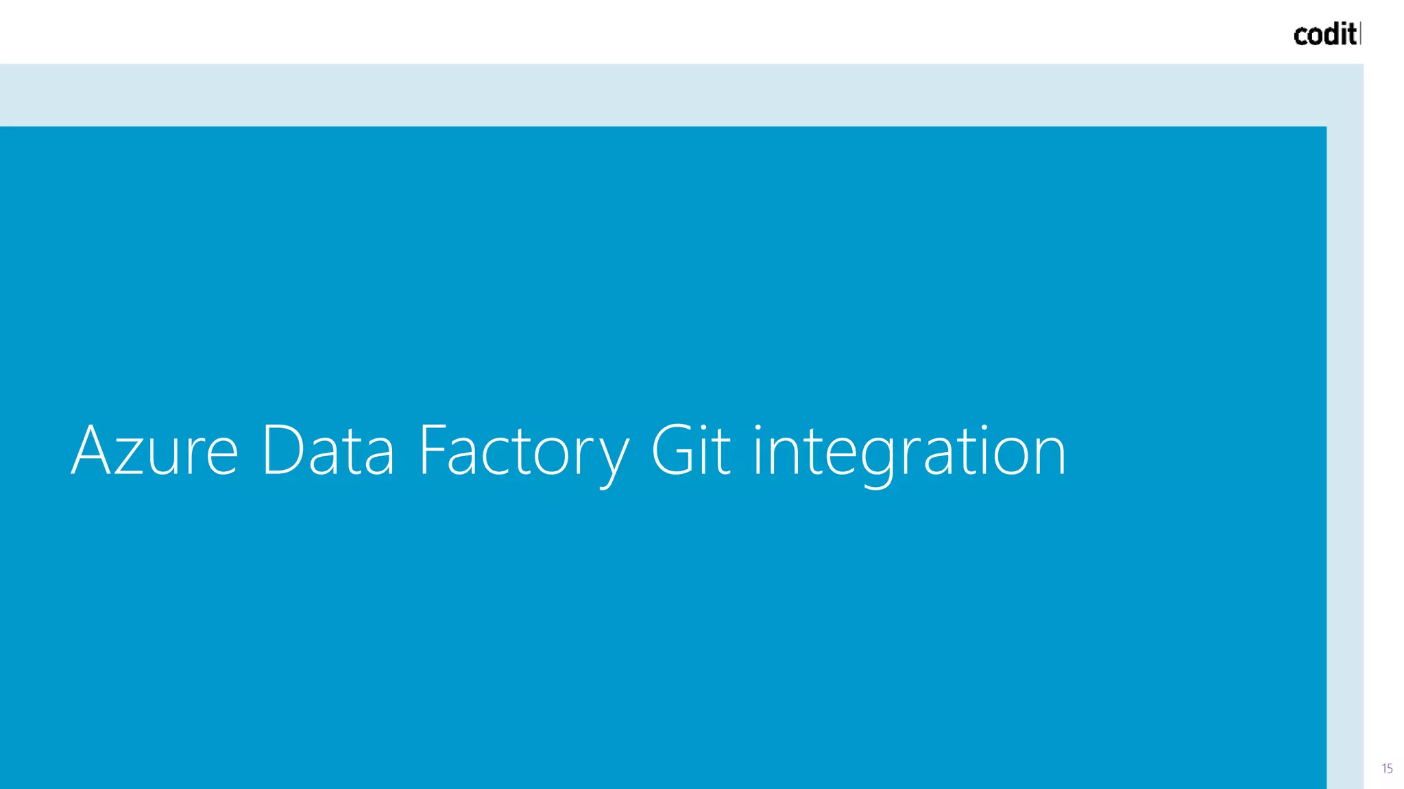 Azure Data Factory Git integration
15
 