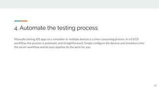 iOS CI/CD: Continuous Integration and Continuous Delivery Explained | PDF