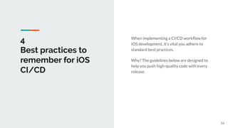 iOS CI/CD: Continuous Integration and Continuous Delivery Explained | PDF