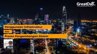Penggunaan Infrastruktur
CI/CD
dala
m
Proses Pengembangan Sistem
Terintegrasi
 