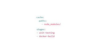 CI CD react app with docker | PPTX