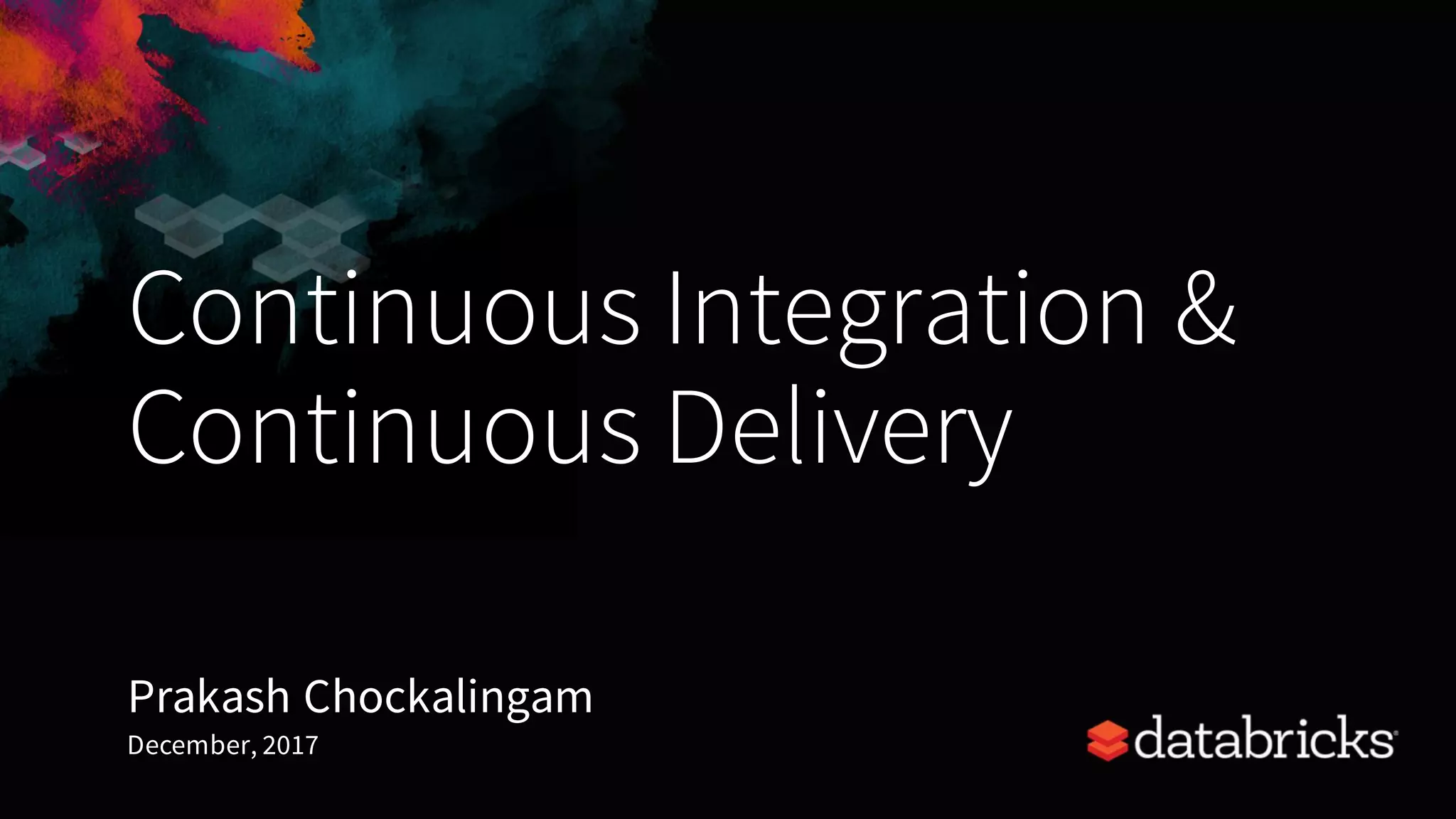 Continuous Integration & Continuous Delivery | PDF