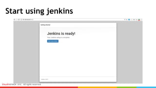 Start using jenkins
 