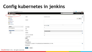 Config kubernetes in jenkins
 