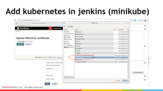 Add kubernetes in jenkins (minikube)
 