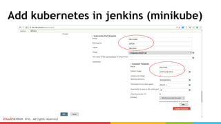Add kubernetes in jenkins (minikube)
 