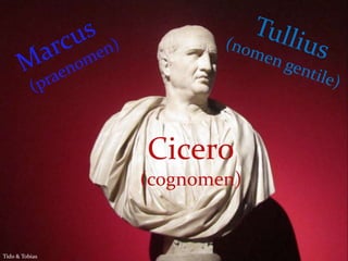 Cicero
(cognomen)
Tido & Tobias
 